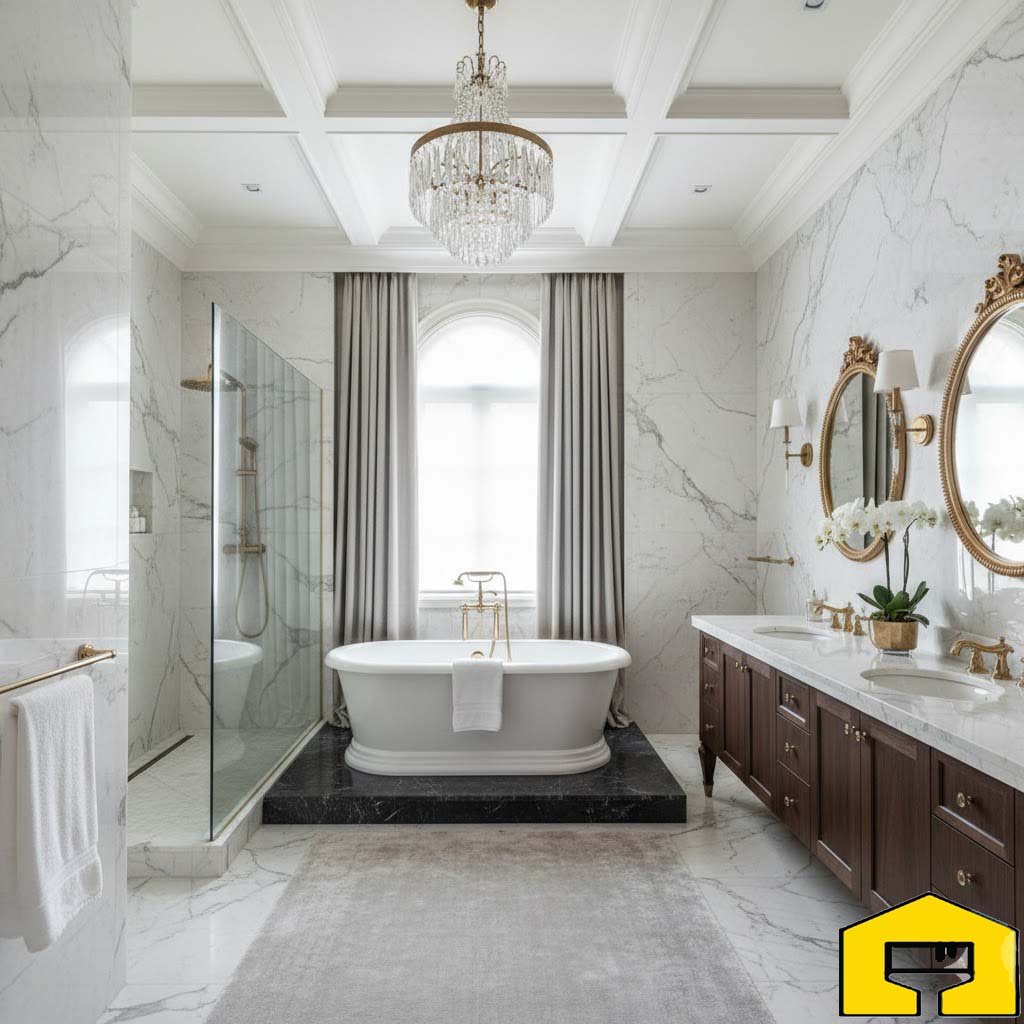 Luxury villa renovation in Dubai with modern living room design