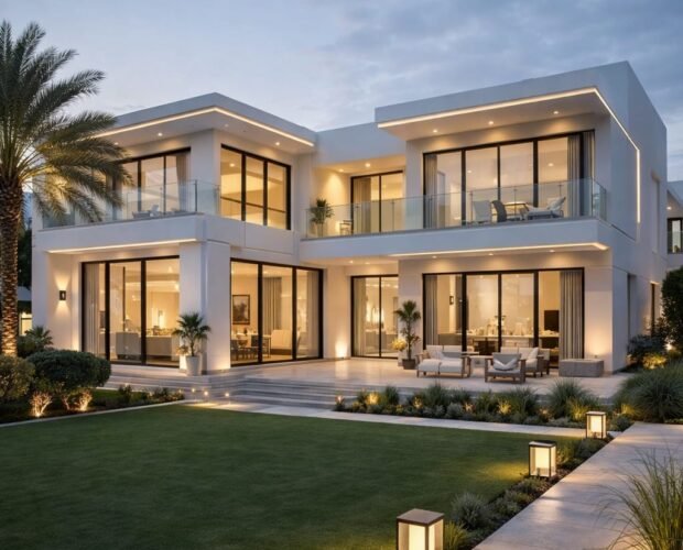 Exterior design after Dubai Hills villa renovation