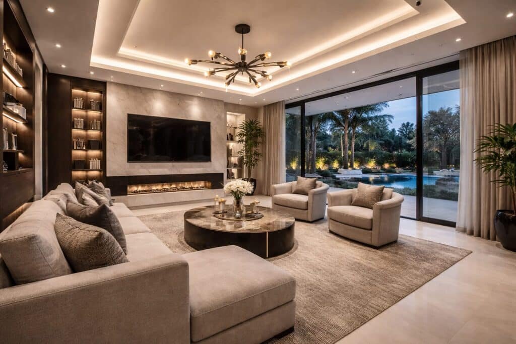 home renovation dubai luxury living room interior design