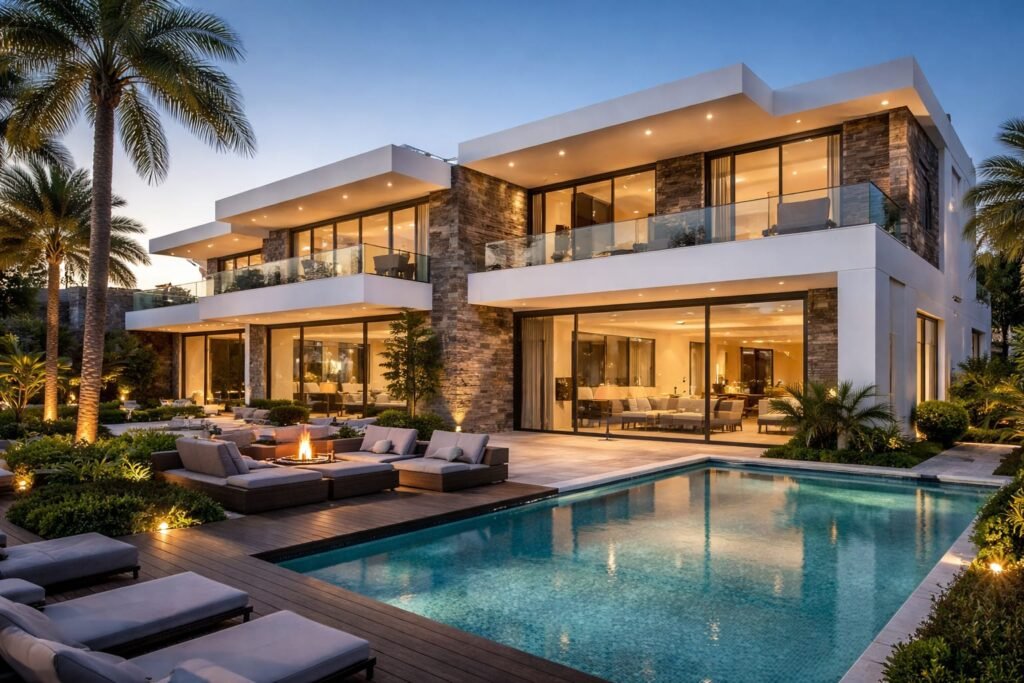 villa renovation dubai luxury villa exterior uae