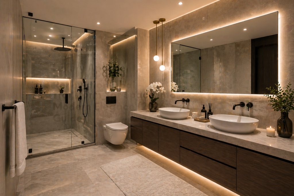 apartment bathroom renovation Dubai modern design