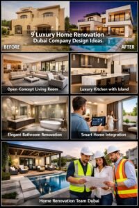 home renovation Dubai company before and after villa transformation luxury design