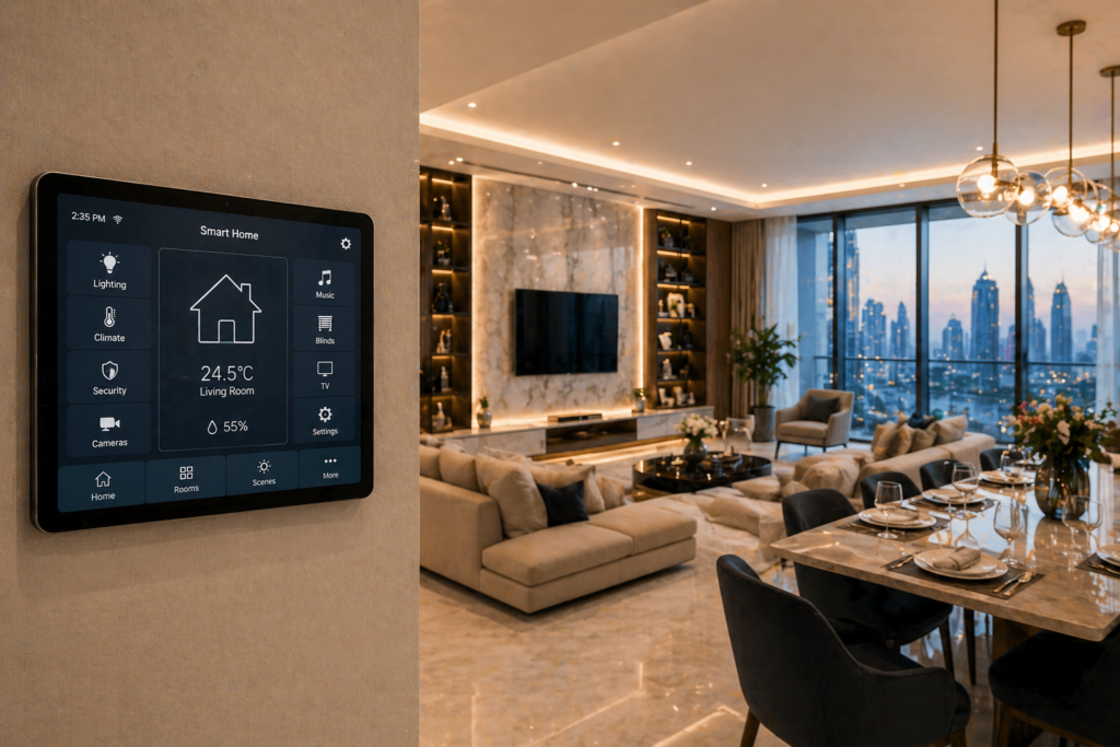 modern apartment renovation Dubai interior design