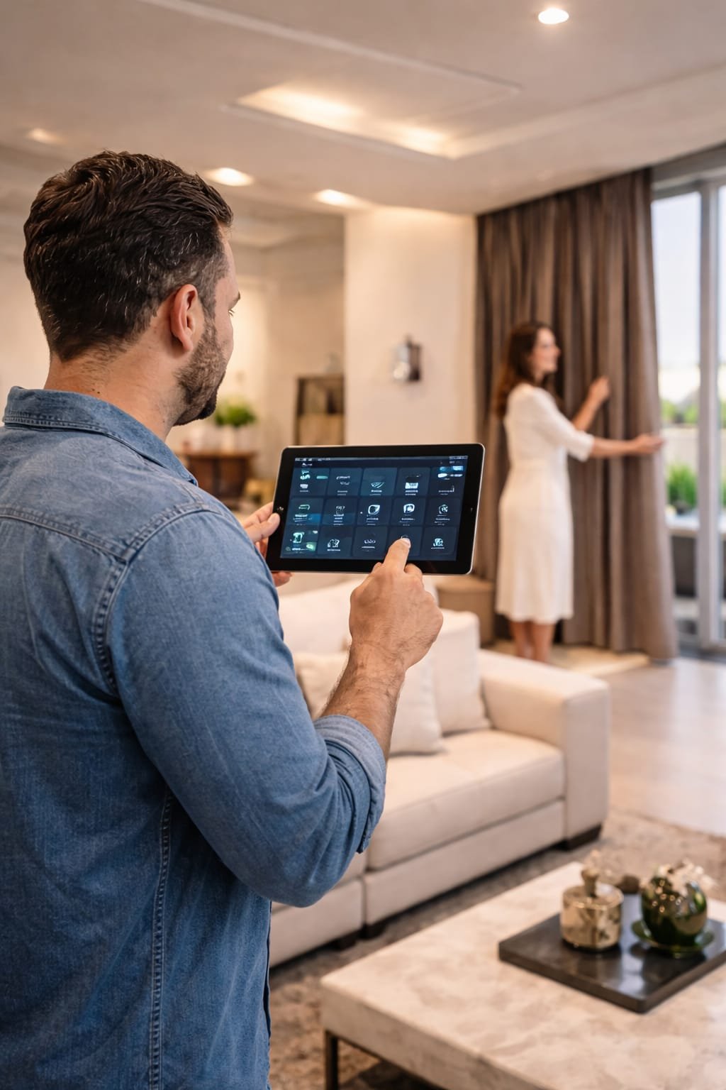 smart home renovation Dubai automation lighting control modern luxury home