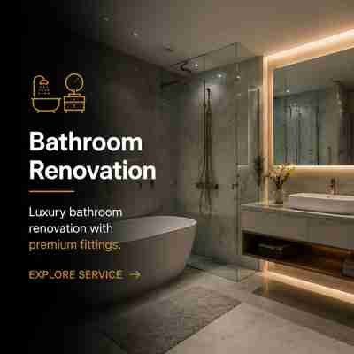 Luxury bathroom renovation with marble walls and walk in shower in Dubai