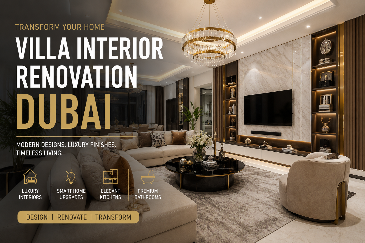 10 Stunning Ideas for Villa Interior Renovation Dubai