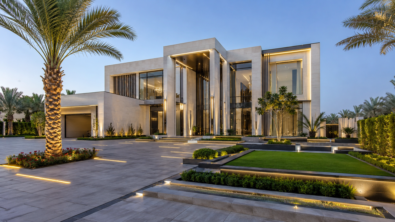 Mohammed Bin Rashid City renovation luxury villa exterior Dubai