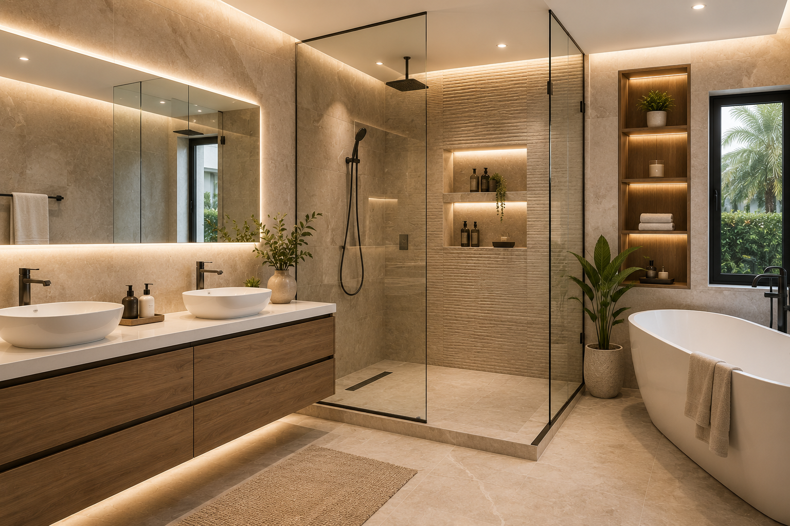 Villa bathroom renovation cost Dubai luxury bathroom remodeling